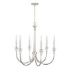 Capital Lighting Laurent 6 - Light Chandelier in  Polished Nickel - 4 of 4