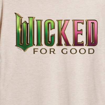 Women's - Wicked - For Good Logo Oversized Graphic T-Shirt - image 2
