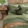 BAGOKIE 5/7 PCS Seersucker Bed in a Bag Bedding Sets with Comforter, Sheets, Pillow Sham, Pillowcase - 3 of 4