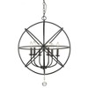 Z-Lite Tull 6 - Light Chandelier in  Matte Black - 2 of 3