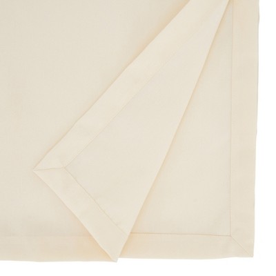 Ivory Polyester Everyday Table Runner