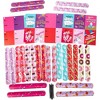 Valentines Day Slap Bracelets and Cards for Kids School Exchange (24pk) Each Gift Includes a Friendship Bracelet & Card - Enough for the Whole Class - 2 of 4