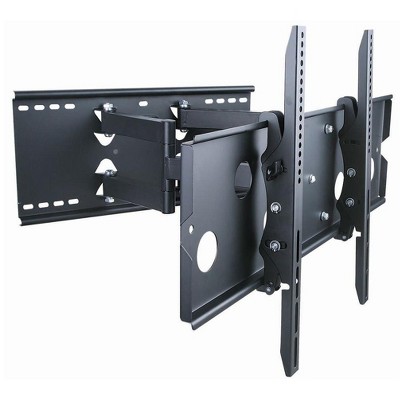 Monoprice Titan Series Full Motion Wall Mount For Large 32" - 60" Inch TVs Displays, Max 175 LBS. 50x50 to 750x450, Black, Rohs Compliant