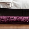 Unique Loom Solid Shag Solid Indoor Woven Area Rug - 4 of 4