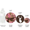 Big Dot of Happiness Pink Gone Hunting - Deer Hunting Girl Camo Baby Shower Birthday Party Giant Circle Confetti - Party Décor - Large Confetti 27 Ct - 3 of 4