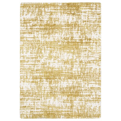 Oriental Weavers Galileo GAL10 Gold / Ivory Indoor Area Rug - 2'3" x 7'6"