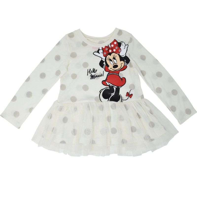 Mickey Mouse & Friends Minnie Mouse Girls T-Shirt and Leggings Outfit Set Little Kid, 2 of 8