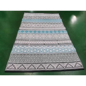 Outdoor Plastic Straw Rug Outdoor Reversible Plastic Camping Mats Easy Cleaning Non Shedding Patio Rug - 1 of 1