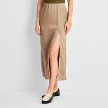 Women's A-Line Maxi Slip Skirt - A New Day™
