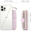 Small Wallet for Women Leather,RFID Blocking Bifold Zipper Pocket Credit Card Holder Purse Wallets with ID Window - 3 of 4