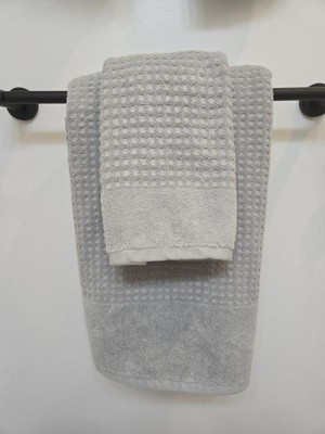 6pc Spa Waffle Jacquard Cotton Bath Towel Set : Target