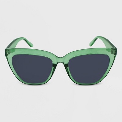 Women&#39;s Crystal Cateye Sunglasses - Wild Fable&#8482; Green