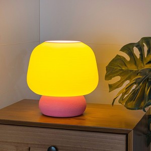 10" Mushroom Modern Classic Plant-Based PLA 3D Printed Dimmable LED Table Lamp - JONATHAN Y - 1 of 4