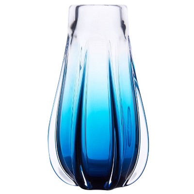 Luxury Lane Hand Blown Laine Art Glass Vase