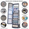 Vlsrka 60° Rotating Full-Length Mirror Jewelry Cabinet with Lights - 3 of 4