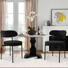 NicBex Set of 2 Dining Chair Upholstered Padded Seat Metal Legs Side Chair,Suitable for Kitchen,Dining Room - 4 of 4