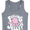 Women's - Instant Message - Feeling Jelly Jellyfish Graphic Racerback Tank - 2 of 4
