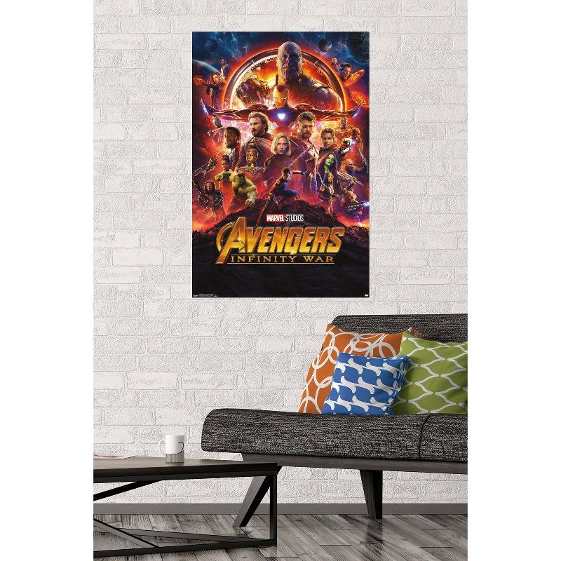 34&#34; x 22&#34; Marvel Cinematic Universe: Avengers: Infinity War One Sheet Premium Poster - Trends International, 3 of 5
