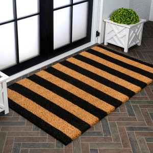 JONATHAN Y Peater Classic Casual Commercial Natural Coir Area Rug - 1 of 4