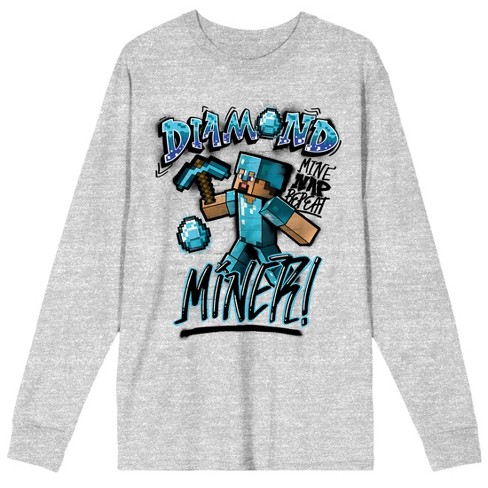 Minecraft long 2024 sleeve shirt