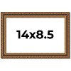 PosterPalooza | Photo Size Classic Gold Picture Frame - UV Acrylic, Foam Board Backing, Hanging Hardware - 2 of 4