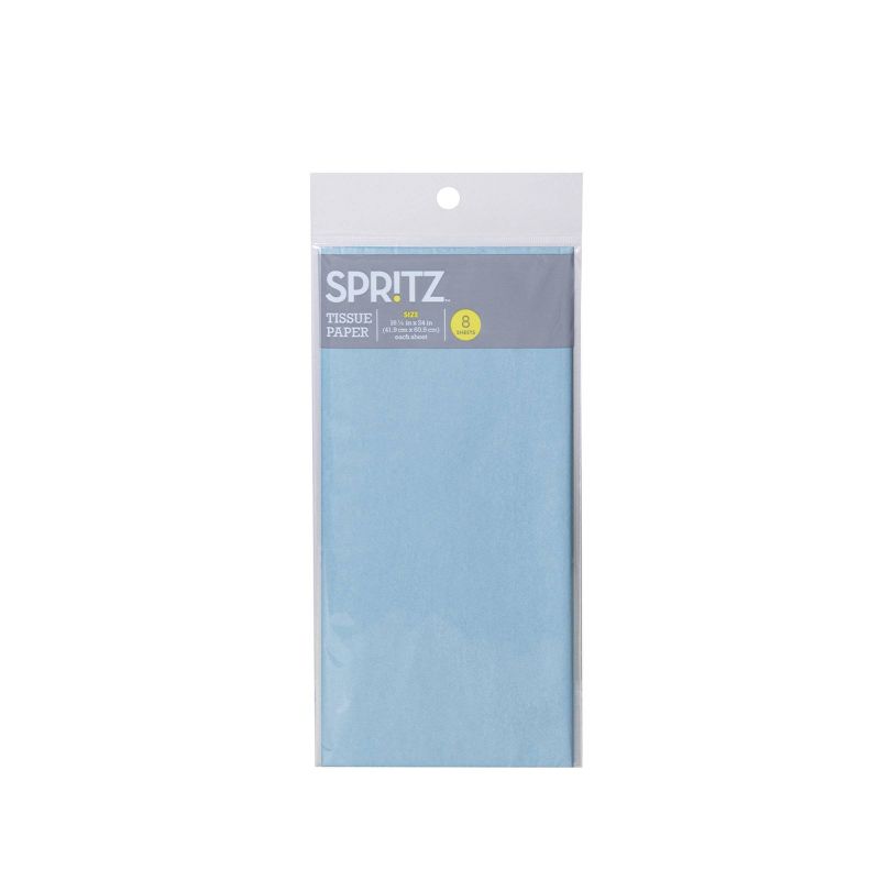 pegged Tissue Paper Blue - Spritz&#8482;, 1 of 2