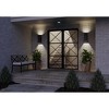 Progress Lighting, Verona, 2-Light Outdoor Wall Light, Antique Bronze, No Shade, Material: Porcelain, Finish Color: Black - 4 of 4