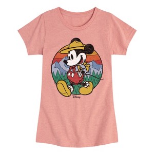 Girls' - Disney - Mickey & Friends Fitted Short Sleeve Graphic T-Shirt - 1 of 4
