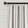 Lush Decor Farmhouse Stripe Yarn Dyed Cotton Blend Window Curtain Panel Set - 4 of 4
