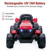 12V Electric Ride-On Tractor for Kids with Detachable Trailer, Parental Remote Control¨C Battery Toy Vehicle for Ages 3+ - 4 of 4