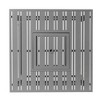 32" Square Aluminum 37000 BTUs Propane Fire Table with 2 Covers - Oakland Living
 - 3 of 4