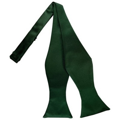 Men's Solid Color 2.75" x 4.75"  Adjustable 16" - 22" Self-Tie Bow Tie for Tuxedo & Wedding