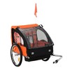 Aosom 2-Seat Child Bike Trailer for Kids with a Strong Steel Frame, 5-Point Safety Harnesses, & Comfortable Seat - 4 of 4