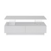 PAGED Round Nesting Coffee Table, Modern Side Table with Storage Drawer and MDF Tabletop, Center Table for Living Room, Bedroom - 4 of 4