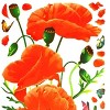 Slickblue Showy Flower Wall Art Decals - Easy Apply Vinyl Stickers for Home Décor - 23.6"x35.4" - 3 of 3