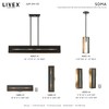 Livex Lighting Soma 2 - Light Vanity in  Textured Black - 2 of 2