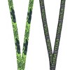 Beetlejuice Green Logo 22-inch Lanyard with Clear ID Sleeve and Rubber Charm - 3 of 4