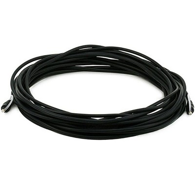 Monoprice Digital Optical Audio Cable - 35 Feet - S/PDIF (Toslink) | Gold Plated Ferrule,Molded Strain Relief