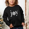 The Juniper Shop Joy Snowflake Toddler Graphic Sweatshirt - 2 of 3