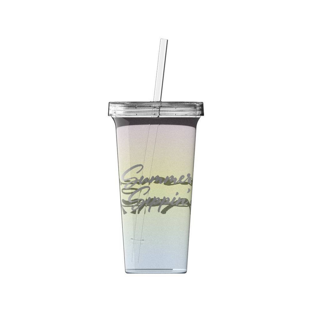 23oz Summer Sippin' Tumbler with Straw - Spritz