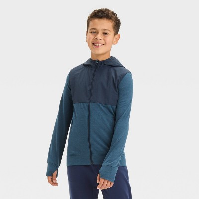 Boys' Soft Stretch Full Zip Hoodie - All In Motion™