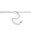 EVERLY JEWELRY | Sterling Silver 13 4/5 CT TGW White Cubic Zirconia Necklace, 15"+3" Ext. - 4 of 4