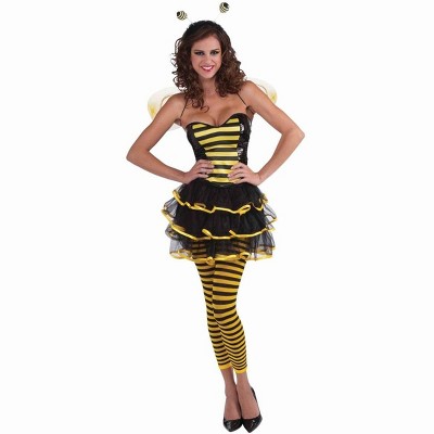 Forum Novelties Black & Yellow Striped Bee Leggings Hosiery Costume Accessory