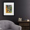 Trademark Fine Art - Ernst Ludwig Kirchner The Waterfall, 1919 Matted Framed Art - 2 of 4