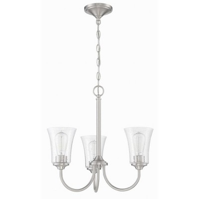 Craftmade Lighting Gwyneth 3 - Light Chandelier in  Brushed Polished Nickel