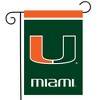Briarwood Lane Miami Hurricanes Garden Flag NCAA Licensed 12.5" x 18" - 2 of 4