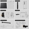 LOVMOR Male NPT Matte Black Shower System - 4 of 4