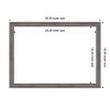 Amanti Art Florence Gray Framed Magnetic Dry Erase Board - 4 of 4