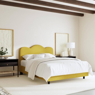Lizzie Platform Bed in Textured Linen - Threshold™
