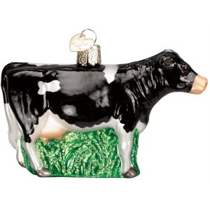 Old World Christmas Blown Glass Ornament for Christmas Tree, Dairy Cow - 1 of 4